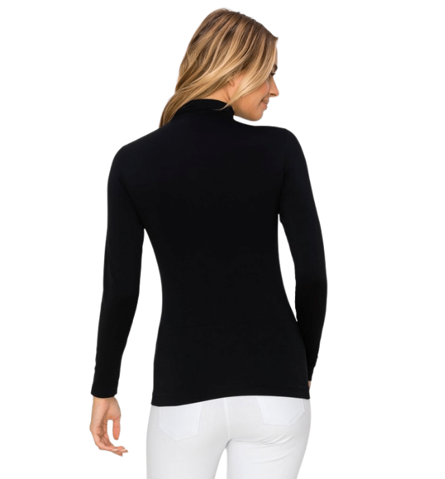 Chantel Mock Neck Seamless Top - Hudson Square Boutique LLC