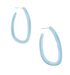 Long Colored Hoop Earrings - Hudson Square Boutique LLC