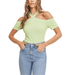Neon Crossed Halter Top - Hudson Square Boutique LLC