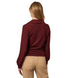 Melody Cranberry Top - Hudson Square Boutique LLC