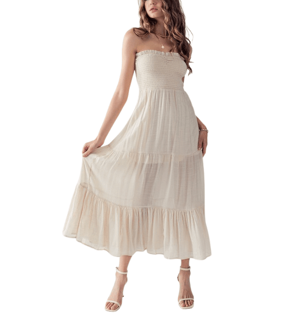 Bella Strapless Maxi