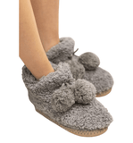 Plush Fur Ball Slippers - Hudson Square Boutique LLC
