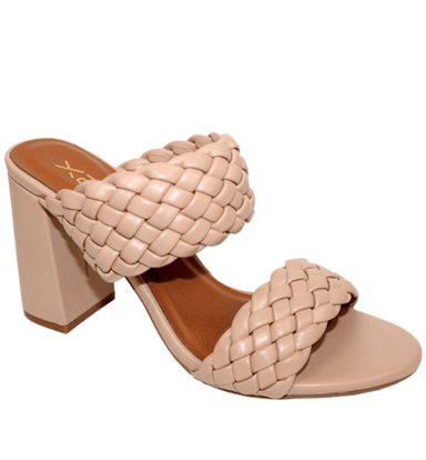 Nude Braided Heels - Hudson Square Boutique LLC