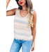 Striped Tassel Tank - Hudson Square Boutique LLC