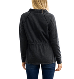 Andrea Zip Front Jacket - Hudson Square Boutique LLC