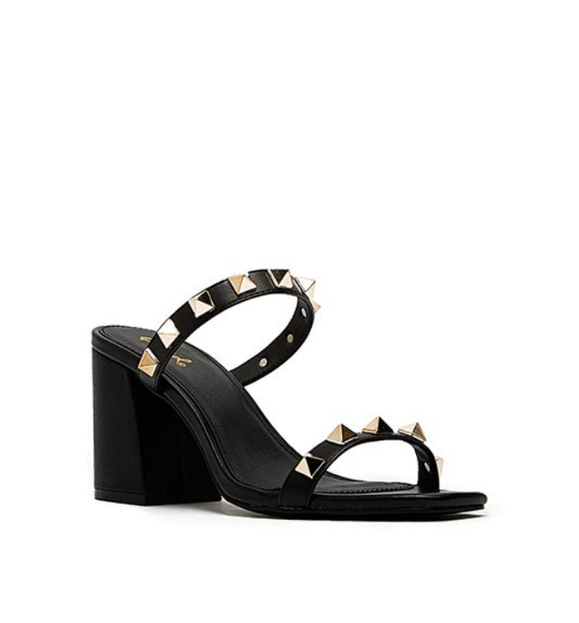 Studded Heel - Hudson Square Boutique LLC