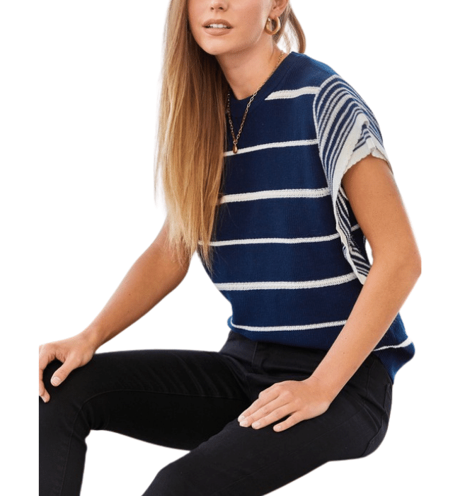 Veronica Flutter Sleeve Sweater - Hudson Square Boutique LLC