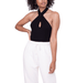 Black Halter Bodysuit - Hudson Square Boutique LLC