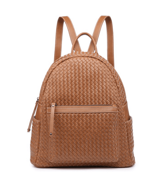 On The Go Woven Backpack - Hudson Square Boutique LLC