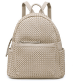 On The Go Woven Backpack - Hudson Square Boutique LLC