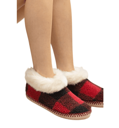 Buffalo Print Slippers - Hudson Square Boutique LLC