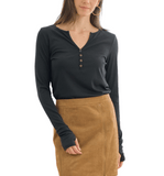 Harlow Henley Top - Hudson Square Boutique LLC