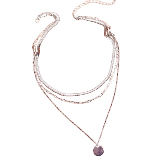 Sonia Silver Layered Necklace