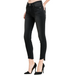 LTJ Verona Slant Hem Skinny in Black - Hudson Square Boutique LLC