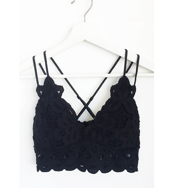 Spring Padded Crochet Bralette - Hudson Square Boutique LLC