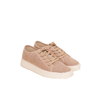 Dusty Rose Perforated Sneaker - Hudson Square Boutique LLC
